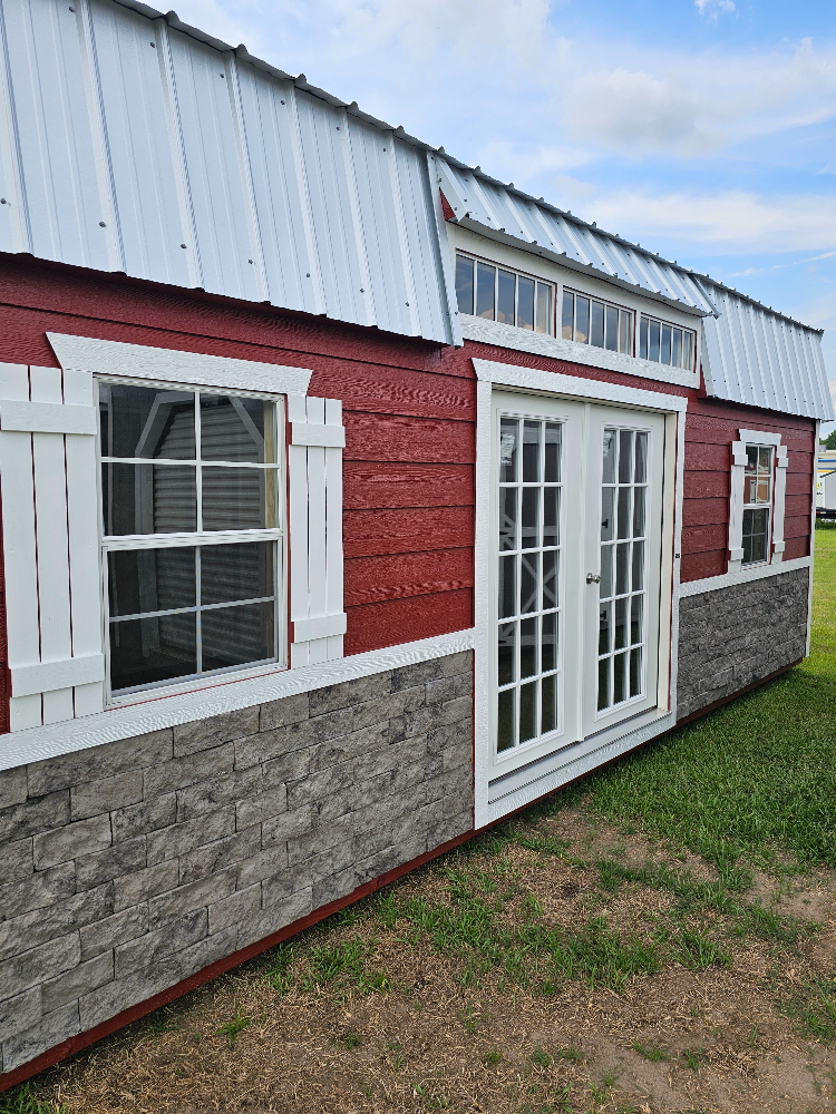 Elite Lofted Barn 12×20 – Elite Cabins