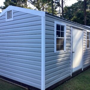 10x16 Metal Utility Gray/White