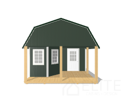 Smoky Mountain Lofted Cabin 14x28 - Image 3
