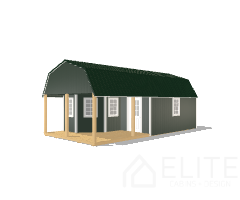 Smoky Mountain Lofted Cabin 14×28
